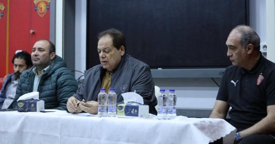رئيس سيراميكا للاعبين: لا أنتظر منكم غير تحقيق الفوز في لقاء الزمالك