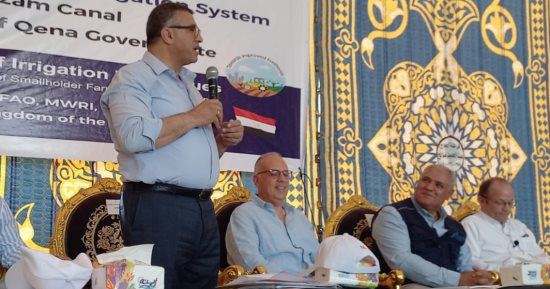 وزير الرى من قنا: المزارع نجم أساسى وهدفنا خدمته وأحب أهل قنا