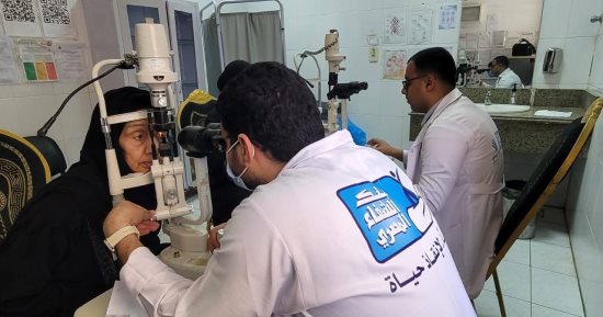 بنك الشفاء المصرى عضو التحالف الوطنى ينظم قافلة رمد بحى شرق بالإسكندرية