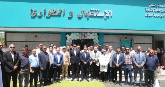 محافظ الشرقية يفتتح قسم الاستقبال والطوارئ الجديد بمستشفى الإبراهيمية