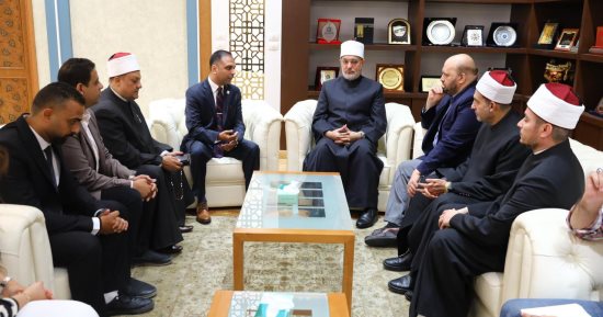 مفتى الجمهورية يستقبل وفدا من مبادرة «بصمة شباب مصر»