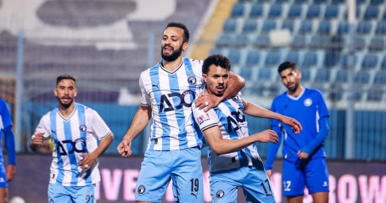(1-1) نتيجة مباراة بيراميدز ضد سموحة بعد نهاية الشوط الأول.. صور 