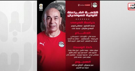 تفاصيل إعلان قائمة منتخب مصر لمعسكر كأس العالم.. فيديو