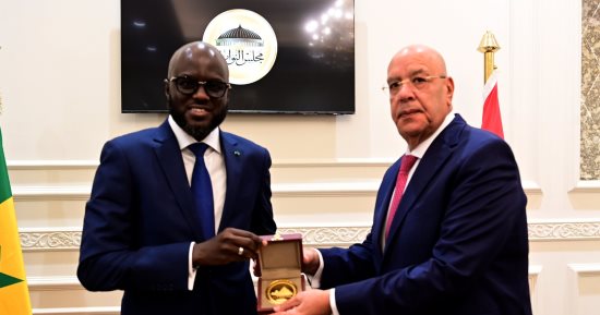 رئيس النواب يلتقى كل من رئيس البرلمان السنغالى وسفراء الدول الأفريقية فى مصر