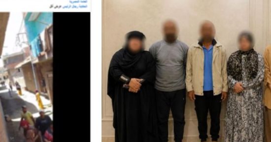 فيديو ليلة الرعب بسبب الخلاف على الجيرة يشعل السوشيال ميديا
