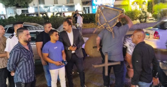 رئيس حى العجوزة يقود حملة لرفع الإشغالات وتحقيق الانضباط بالشوارع.. صور