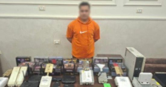 إمبراطور القنوات المشفرة.. سقوط صاحب شبكة بث تلفزيوني سري بالمنوفية