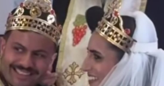 أول صور من حفل زفاف نجل الفنان إدوارد