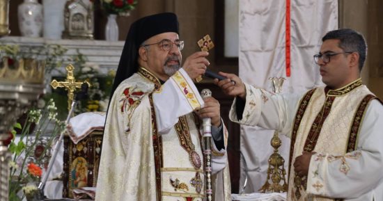 بطريرك الأقباط الكاثوليك يترأس قداس عيد القديسة ريتا ببولاق أبوالعلا