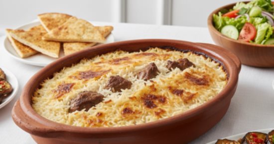طريقة عمل طاجن رز معمر باللحمة