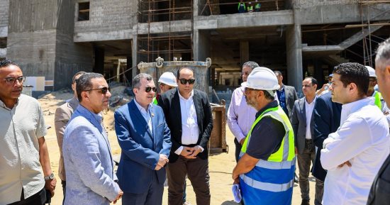  وزير التخطيط ومحافظ المنوفية يتفقدان عددًا من المشروعات التنموية