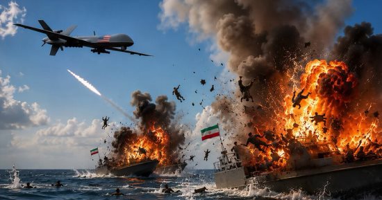 فارس عن التلفزيون الإيرانى: 4 قتلى فى هجوم على قوارب جنوب جزيرة لارك