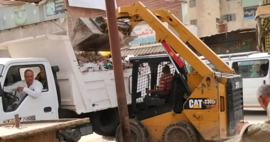 حملات مكثفة للنظافة ورفع الإشغالات بمراكز إطسا ويوسف الصديق وسنورس فى الفيوم