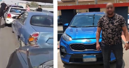 تصادم جماعى فوق الكوبرى.. كواليس فيديو فرملة الموت بمدينة نصر