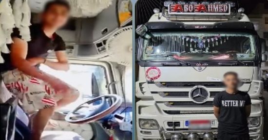 ضبط سائق سيارة نقل ثقيل عرّض حياة المواطنين للخطر