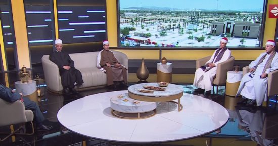 نجوم دولة التلاوة يقدمون تكبيرات العيد خلال تغطية قناة الحياة ليوم عرفة