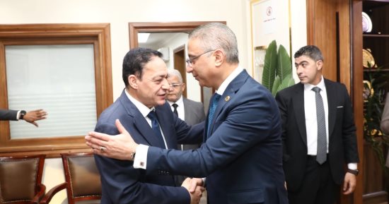 محافظ الجيزة يستقبل مساعد وزير الداخلية للتهنئة بمناسبة عيد الأضحى