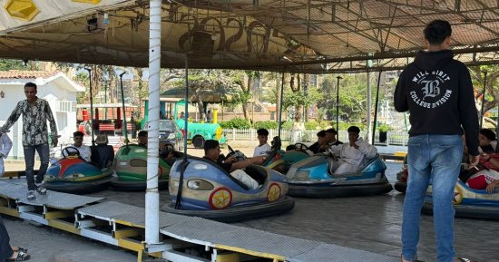 فرح ولعب.. ضحكات الأطفال تملأ ملاهي الحديقة الدولية فى أول أيام عيد الأضحى