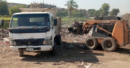 محافظة الجيزة ترفع 21000 طن قمامة ومخلفات بالأحياء والمراكز والمدن