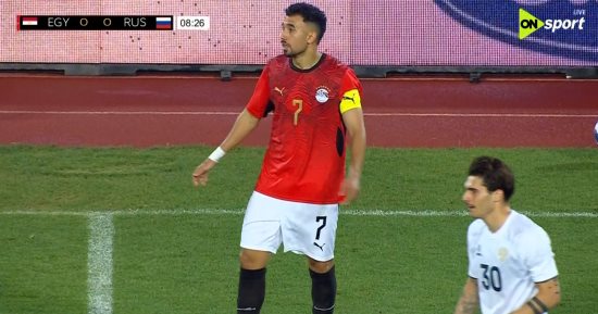 تعادل سلبى بين منتخب مصر وروسيا فى أول 15 دقيقة