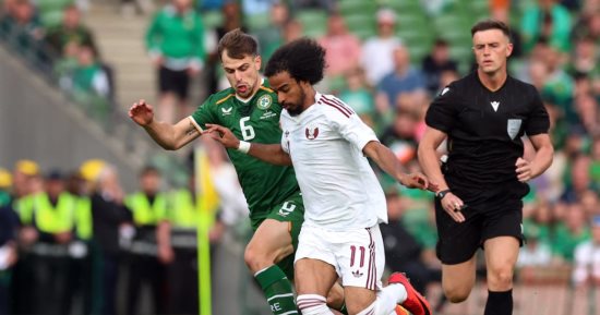 أيرلندا ضد قطر أيرلندا,, العنابى يخسر 1 - 0 استعدادًا لكأس العالم 2026