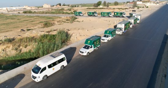«بيت الزكاة والصدقات» ينتهي من ذبح الأضاحي ويبدأ توزيع لحوم الصكوك
