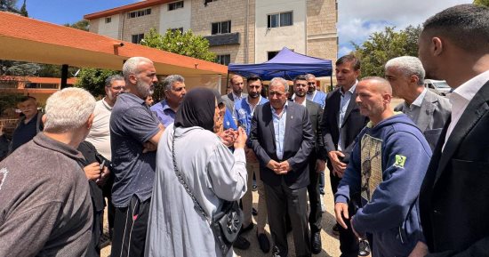 السفير الفلسطيني بلبنان يتابع أوضاع النازحين.. "يونيسف": أطفال غزة محاصرون