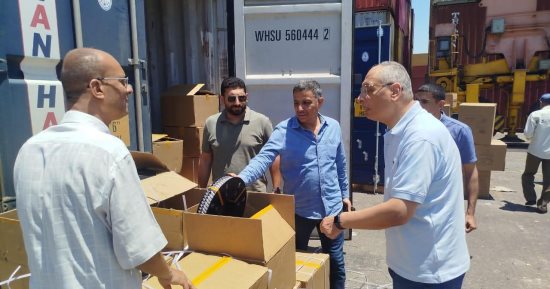 رئيس الرقابة على الصادرات يتفقد العمل بمينائي الإسكندرية والدخيلة