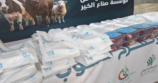 التحالف الوطنى يواصل توزيع لحوم الأضاحي على الأسر الأولى بالرعاية