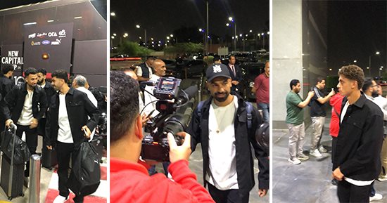 بعثة المنتخب تصل مطار القاهرة استعدادا للسفر لأمريكا للمشاركة بكأس العالم.. فيديو وصور 