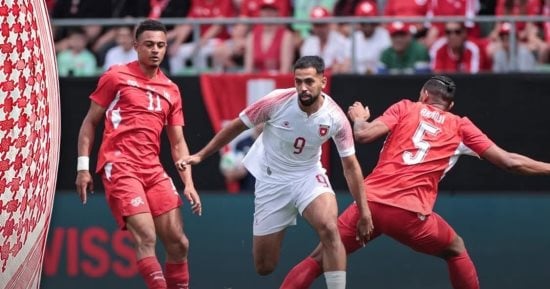 الأردن يسقط أمام سويسرا برباعية وديًا.. والفاخوري يسجل هدف النشامى