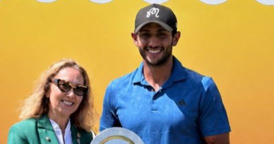 عيسى أبو العلا يتوج بجائزة أفضل لاعب عربى لمحترفى الجولف بالمغرب