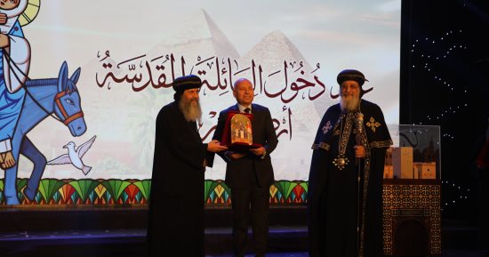 محافظ القاهرة يشهد احتفالية دخول العائلة المقدسة مصر بحضور البابا تواضروس