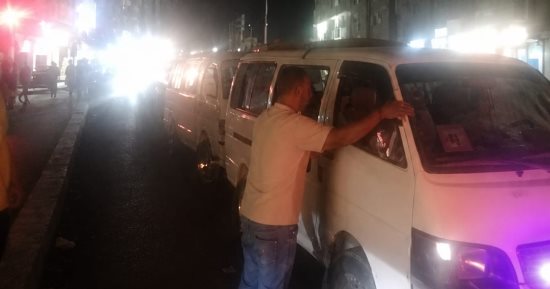محافظ الجيزة يوجه بفض موقف عشوائى بنفق المريوطية 