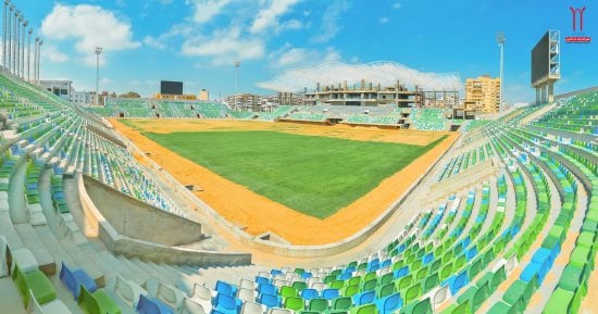 جاهزية استاد المصري لاستقبال تدريبات اللاعبين بنهاية سبتمبر الجاري