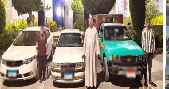ضبط 3 أشخاص لسيرهم بسيارات عكس الاتجاه بطرق بني سويف