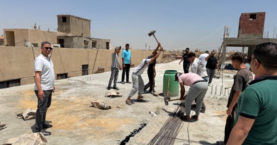 حملات مكثفة بهضبة الأهرام لإزالة المخالفات ورفع الإشغالات ومتابعة النظافة..صور