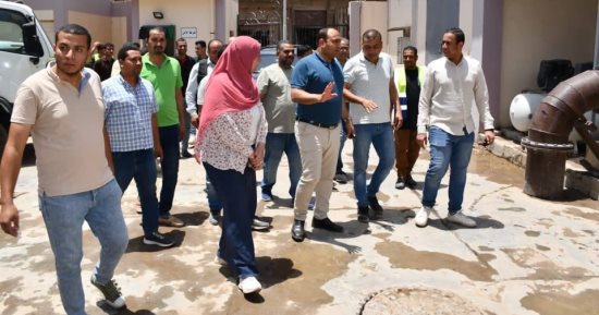 رئيس مياه الجيزة يتفقد عددا من مواقع العمل والخدمات بالصف وأطفيح.. صور