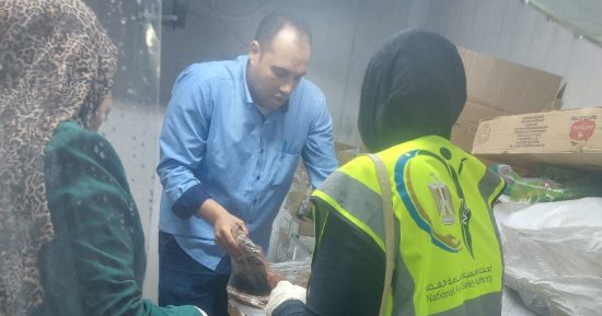 ضبط ربع طن لحوم ودجاج غير صالحة للاستهلاك الآدمى بحى شرق سوهاج