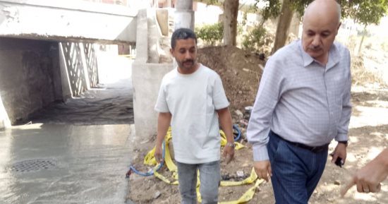 تطوير ورفع كفاءة كوبرى الممر بمدينة أبو حماد فى الشرقية