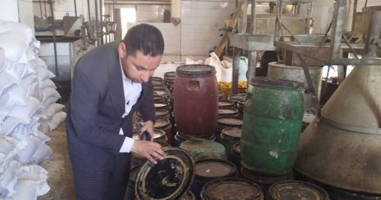 ضبط مصنع طحينة غير مرخص فى المنوفية