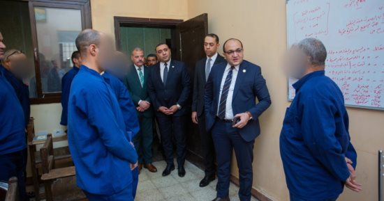 النيابة العامة تجرى تفتيشا لمركز إصلاح وتأهيل المنيا (3).. صور