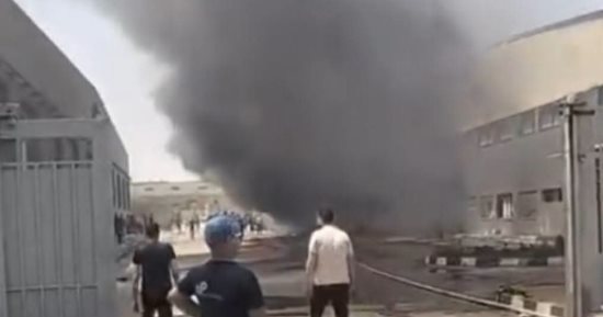 السيطرة على حريق مخزن فى منطقة برج العرب بالإسكندرية