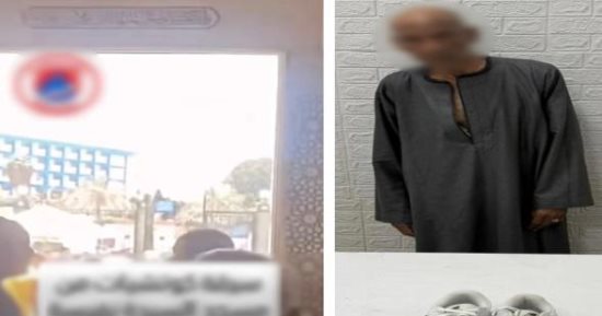 ضبط المتهم بسرقة حذاء من مسجد فى القاهرة