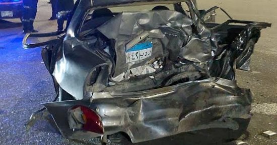 وفاة مأمور مركز شرطة إدفو وإصابة أسرته فى حادث سير على طريق بالقصير