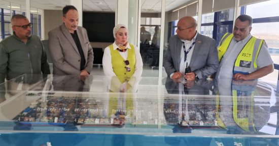 الرقابة على الصادرات والواردات تعمل بكمل طاقتها التشغيلية بميناء السويس