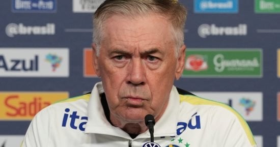 أنشيلوتي: فينيسيوس لم يصل لأفضل مستوياته.. وهذا سبب خروج رافينيا