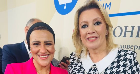 متحدثة الخارجية الروسية لـ"اليوم السابع": مصر دولة قوية فى المنطقة ونقدر جهودها ودبلوماسيتها.. وسياسة مصر دائما تتوافق مع إرادة شعبها.. ماريا زاخاروفا: روسيا تمتلك رؤية واضحة لكيفية التعاون مع العالم كله