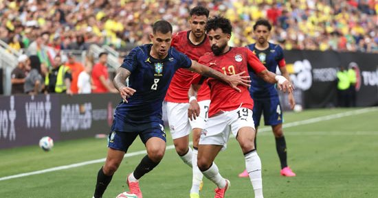 منتخب مصر يتأخر أمام البرازيل 2-1 بعد 60 دقيقة ومحاولات لإدراك التعادل.. صور 