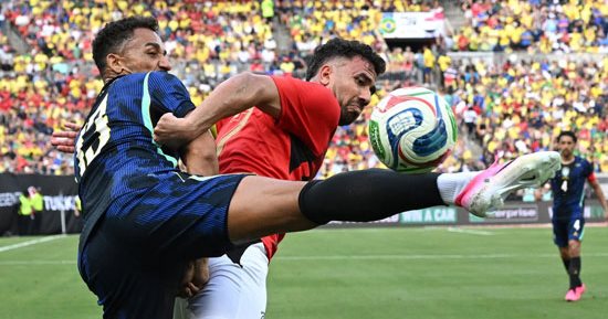 منتخب مصر يتدرب على فترتين استعدادًا لمواجهة بلجيكا بكأس العالم
